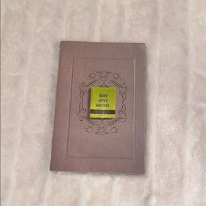 Burn after writing self help book